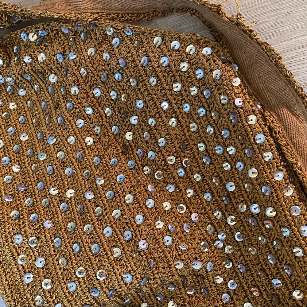 NEW Free People Catch My Shimmer Sequin Sling Bag - Picture 8 of 8